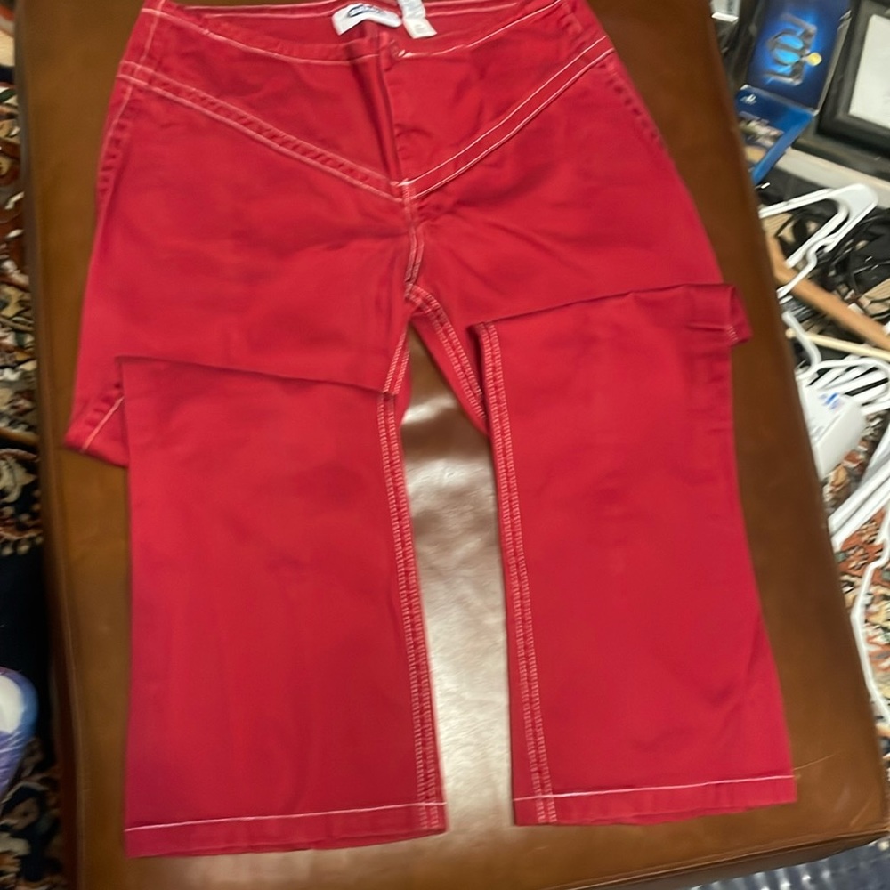 Ladies Old Navy Red Pants Size 8